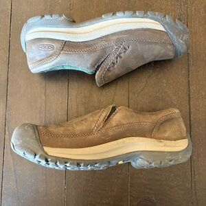 Women's Keen Kaci III Winter Slip-On Shoes Vibram‎ Brown Leather Size 7.5